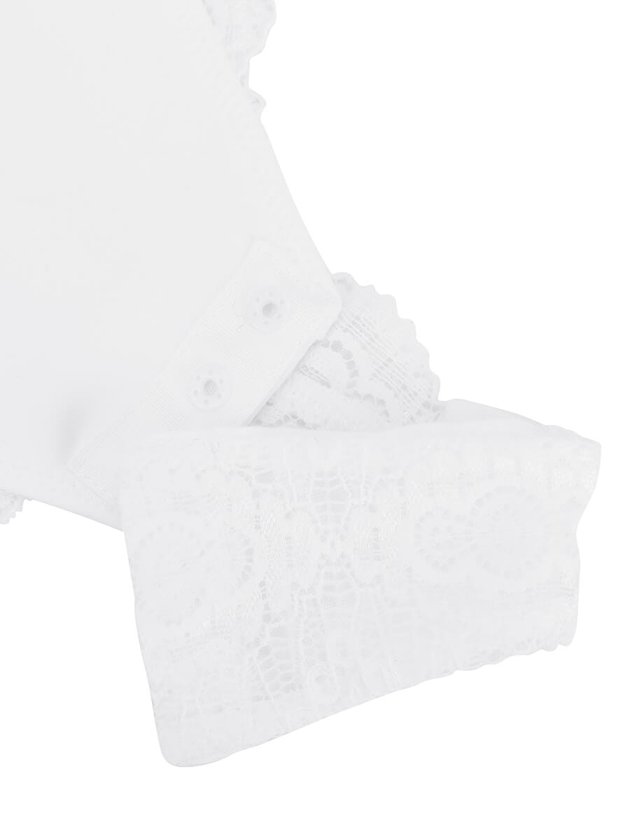 Wholesale Ultra-Versatile Lace Bodysuit for Women - Tummy Control, Low-Back Design