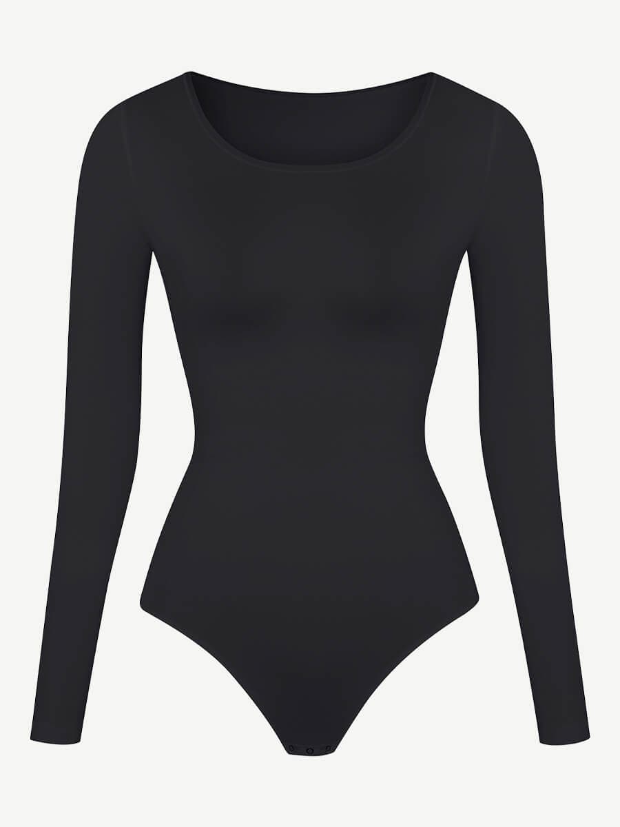 Women's Wholesale Long Sleeve Seamless Corset Bodysuit - Slimming Tummy Control Shapewear