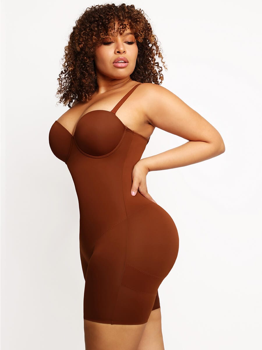 Dream Figure Bodysuit: Wholesale Back Smoothing Underwire Strapless Push-Up Bra for Special Occasions