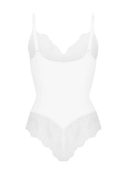 Wholesale Ultra-Versatile Lace Bodysuit for Women - Tummy Control, Low-Back Design