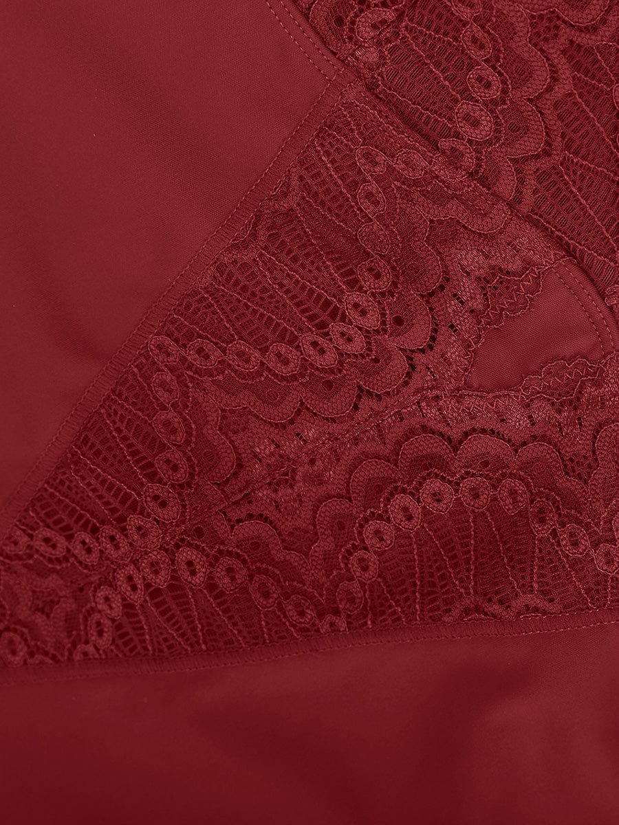 Wholesale Ultra-Versatile Lace Bodysuit for Women - Tummy Control, Low-Back Design