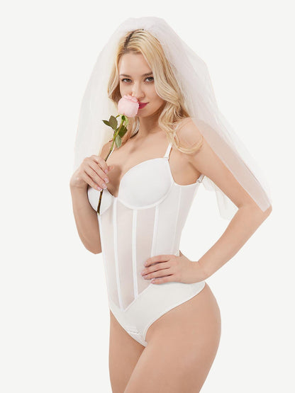 Wholesale Back U Design Comfy Compression Shapewear with 5 Steel Bones - Sculpt Your Silhouette