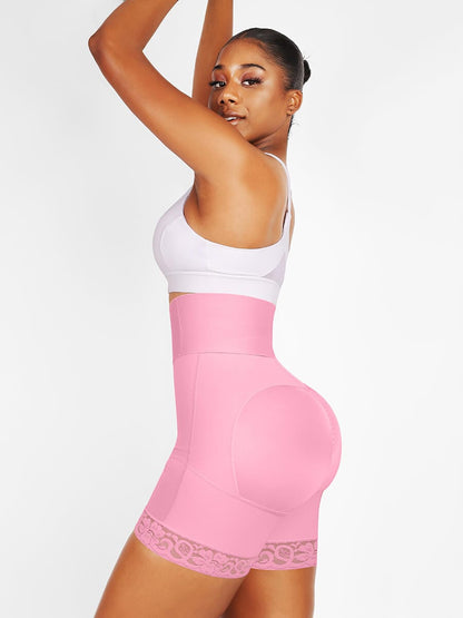 Wholesale High-Waisted Elastic Body Butt Lifter with 3 Bones and Triple-Breasted Design