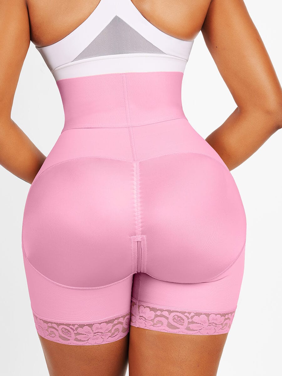 Wholesale High-Waisted Elastic Body Butt Lifter with 3 Bones and Triple-Breasted Design