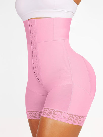 Wholesale High-Waisted Elastic Body Butt Lifter with 3 Bones and Triple-Breasted Design