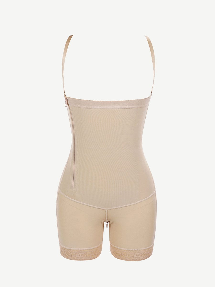 Wholesale Pretty Detachable Straps Side Zip Postoperative Body Shaper - Enhance Your Figure & Comfort