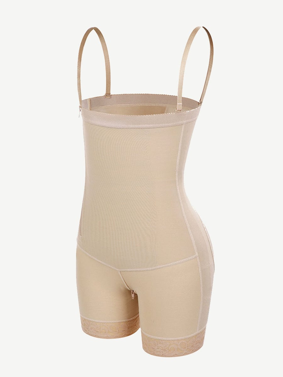 Wholesale Pretty Detachable Straps Side Zip Postoperative Body Shaper - Enhance Your Figure & Comfort