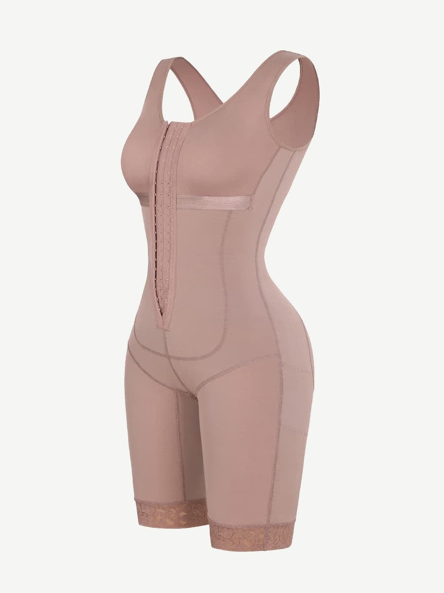 Wholesale Post-Op Compression Garment: Tummy Control Full Body Shapewear with Chest Wrap
