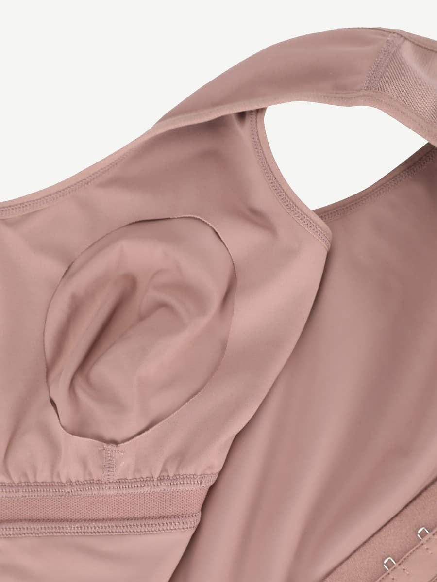 Wholesale Post-Op Compression Garment: Tummy Control Full Body Shapewear with Chest Wrap