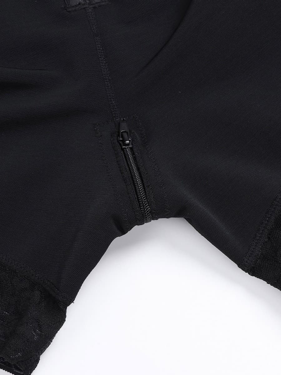 Wholesale Plus Size Post-Surgery Full Body Shaper with Lace Trim - Maximum Comfort and Support