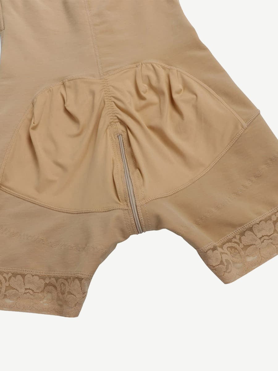 Wholesale Plus Size Post-Surgery Full Body Shaper with Lace Trim - Maximum Comfort and Support