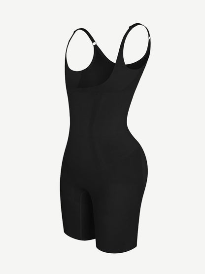 Wholesale Seamless Open-Bust Mid-Thigh Bodysuit - Ultimate Abdomen Flattening & Butt Lifting Shapewear