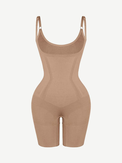 Wholesale Seamless Open-Bust Mid-Thigh Bodysuit - Ultimate Abdomen Flattening & Butt Lifting Shapewear