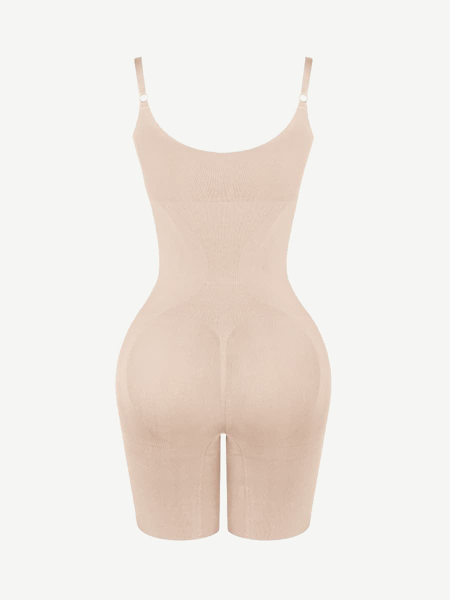 Wholesale Seamless Open-Bust Mid-Thigh Bodysuit - Ultimate Abdomen Flattening & Butt Lifting Shapewear