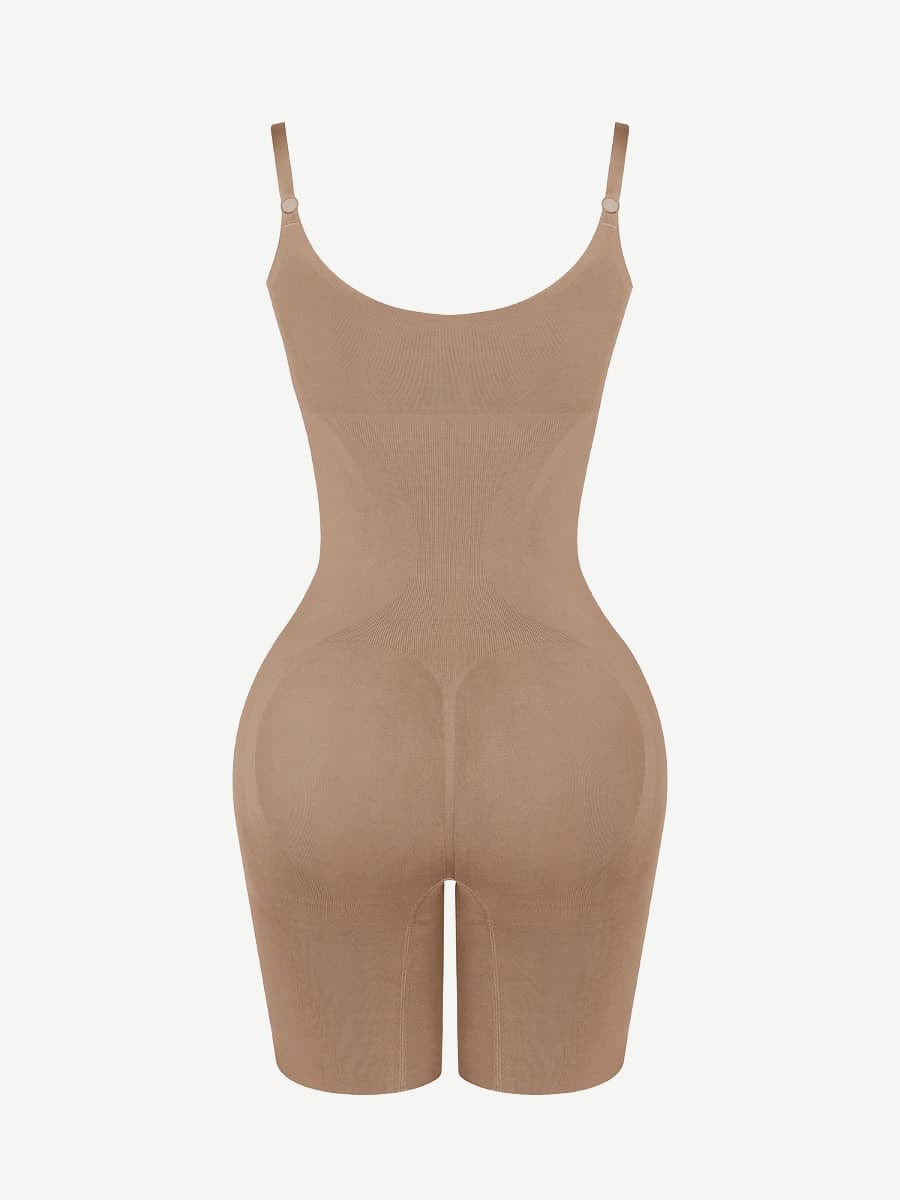 Wholesale Seamless Open-Bust Mid-Thigh Bodysuit - Ultimate Abdomen Flattening & Butt Lifting Shapewear