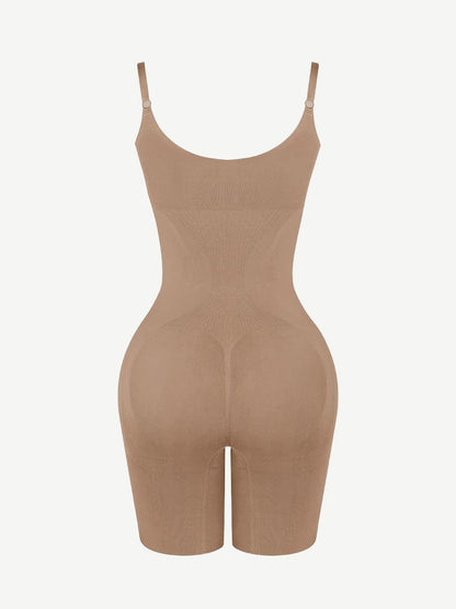 Wholesale Seamless Open-Bust Mid-Thigh Bodysuit - Ultimate Abdomen Flattening & Butt Lifting Shapewear