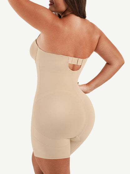 Dream Figure Bodysuit: Wholesale Back Smoothing Underwire Strapless Push-Up Bra for Special Occasions
