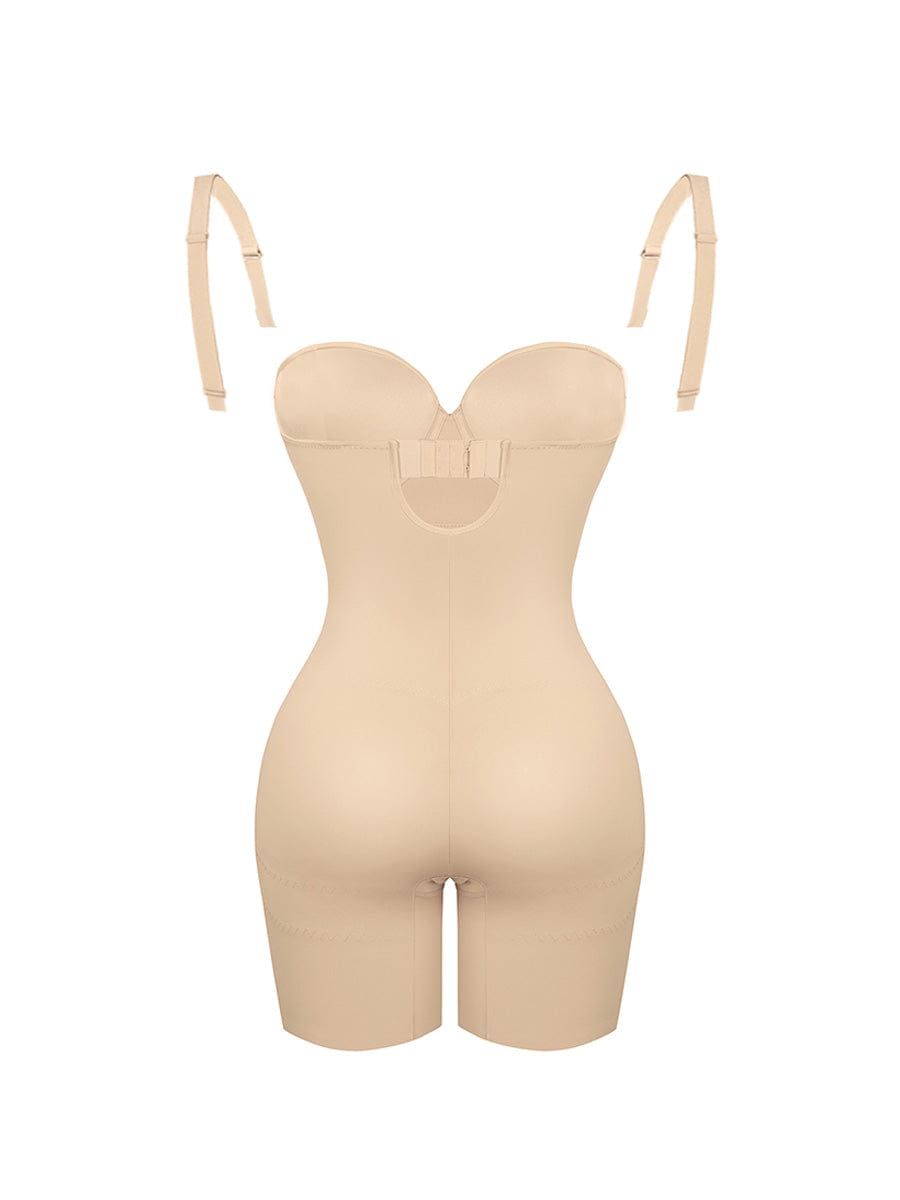 Dream Figure Bodysuit: Wholesale Back Smoothing Underwire Strapless Push-Up Bra for Special Occasions