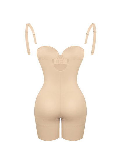 Dream Figure Bodysuit: Wholesale Back Smoothing Underwire Strapless Push-Up Bra for Special Occasions