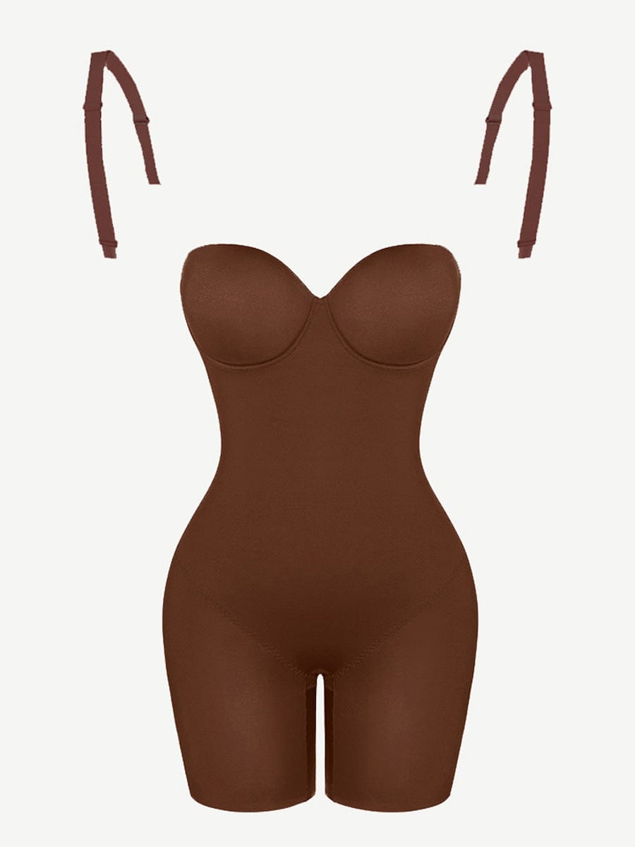 Dream Figure Bodysuit: Wholesale Back Smoothing Underwire Strapless Push-Up Bra for Special Occasions