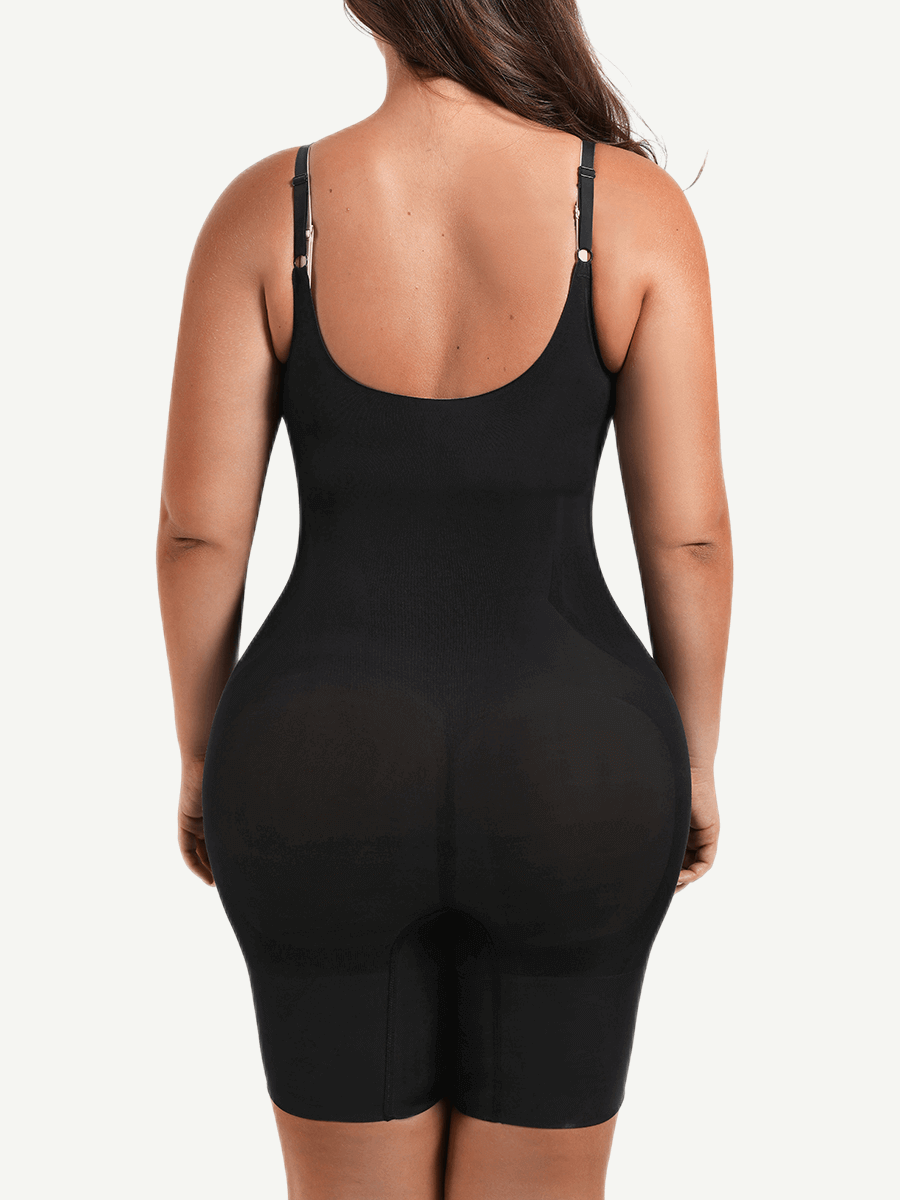 Wholesale Seamless Open-Bust Mid-Thigh Bodysuit - Ultimate Abdomen Flattening & Butt Lifting Shapewear