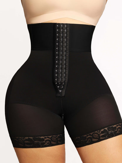 Wholesale High-Waisted Elastic Body Butt Lifter with 3 Bones and Triple-Breasted Design