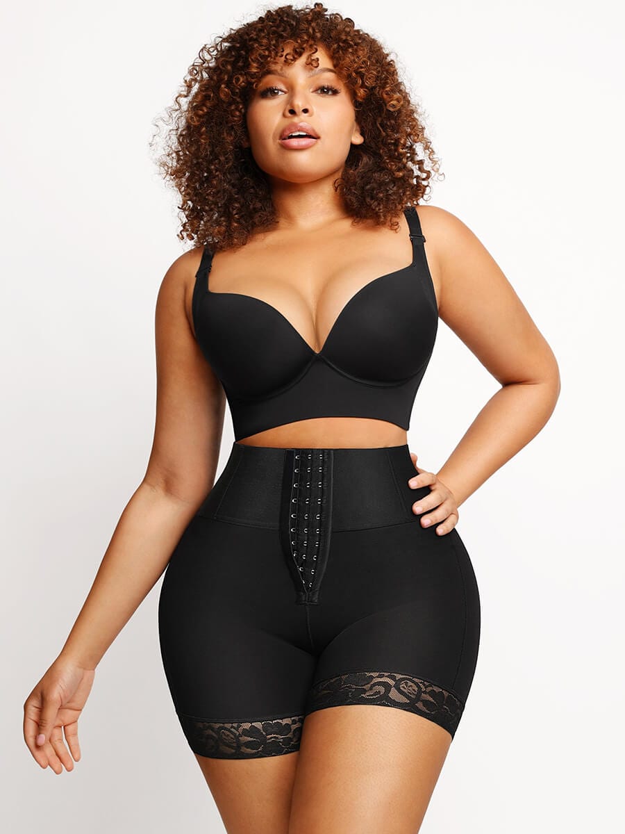 Enhance Your Silhouette: Wholesale Butt Lifter Tummy Control High-Waisted Mid-Thigh Shaper Shorts