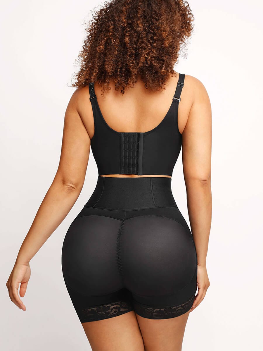 Enhance Your Silhouette: Wholesale Butt Lifter Tummy Control High-Waisted Mid-Thigh Shaper Shorts