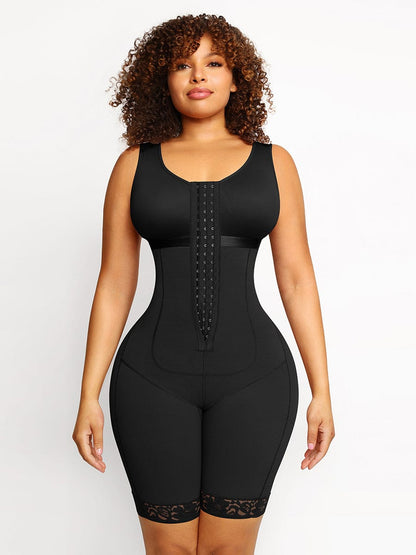 Wholesale Post-Op Compression Garment: Tummy Control Full Body Shapewear with Chest Wrap