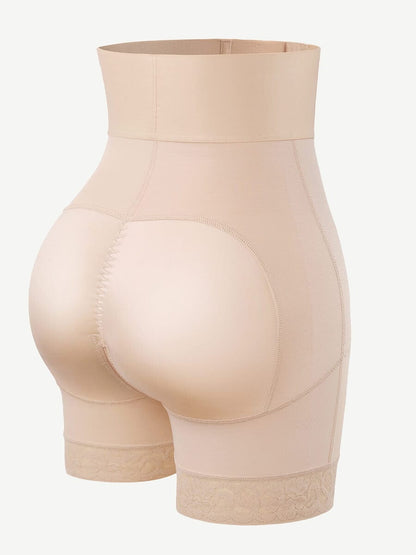 Wholesale High-Waisted Elastic Body Butt Lifter with 3 Bones and Triple-Breasted Design