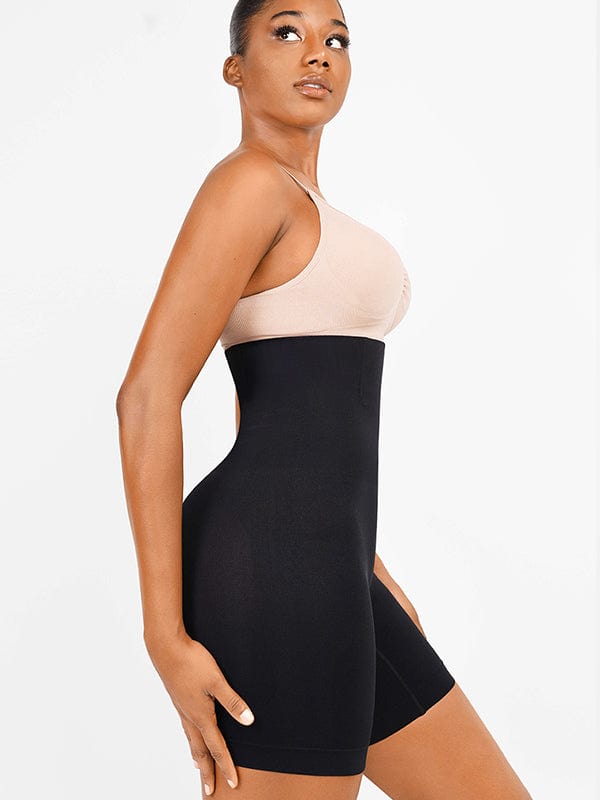 Wholesale Sculpting Seamless Tummy Control Shapewear Shorts with 4 Steel Bones & Butt Lift