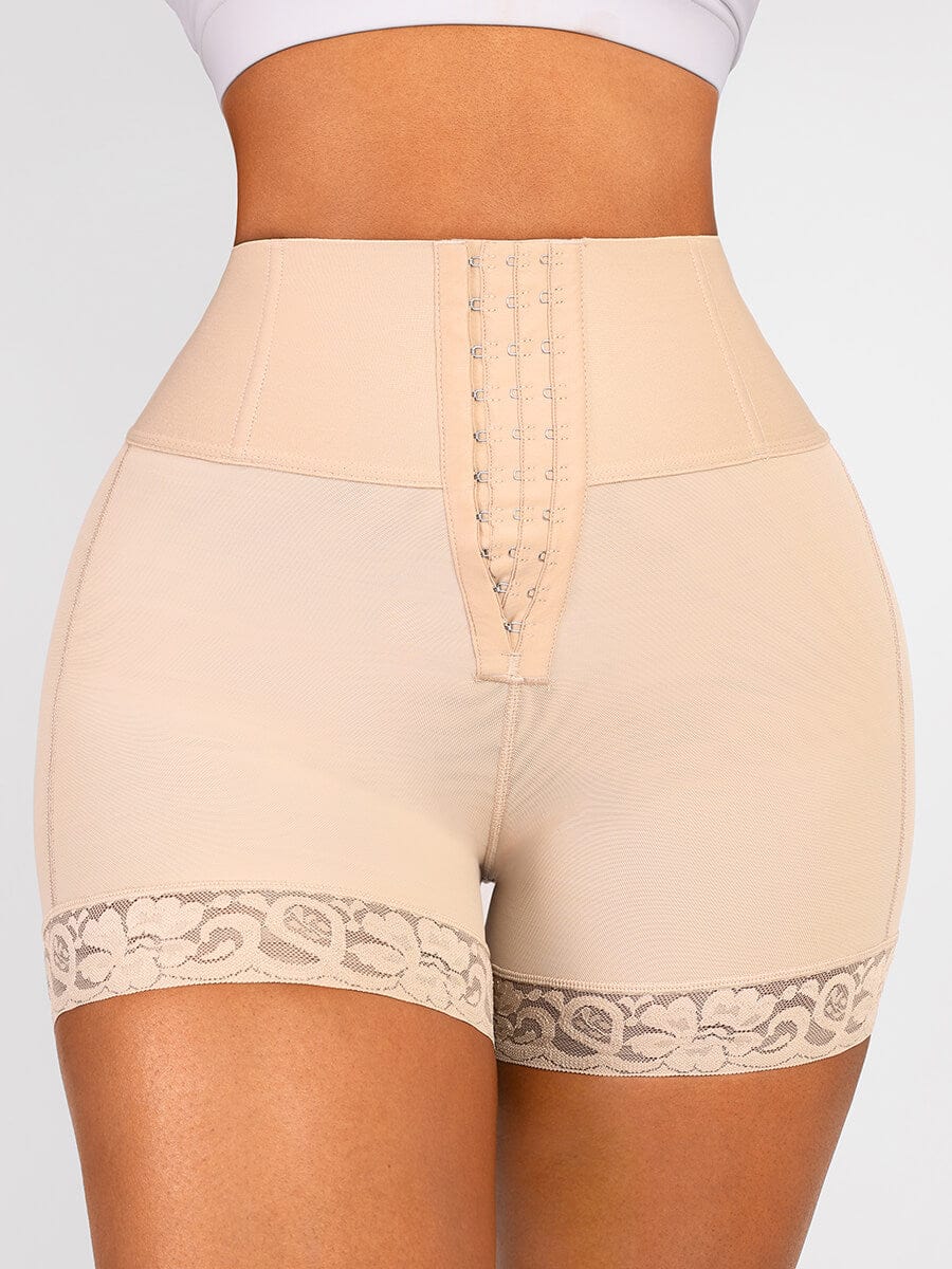 Enhance Your Silhouette: Wholesale Butt Lifter Tummy Control High-Waisted Mid-Thigh Shaper Shorts