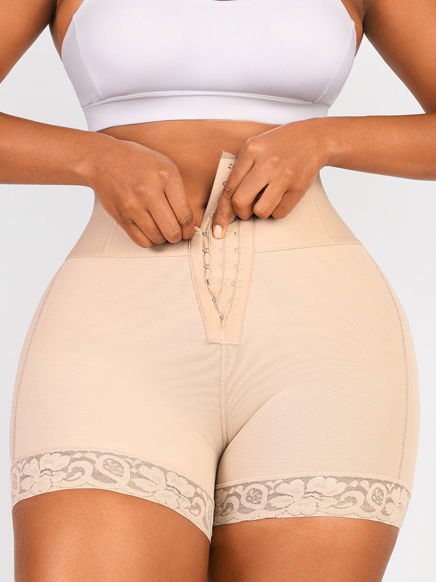 Enhance Your Silhouette: Wholesale Butt Lifter Tummy Control High-Waisted Mid-Thigh Shaper Shorts