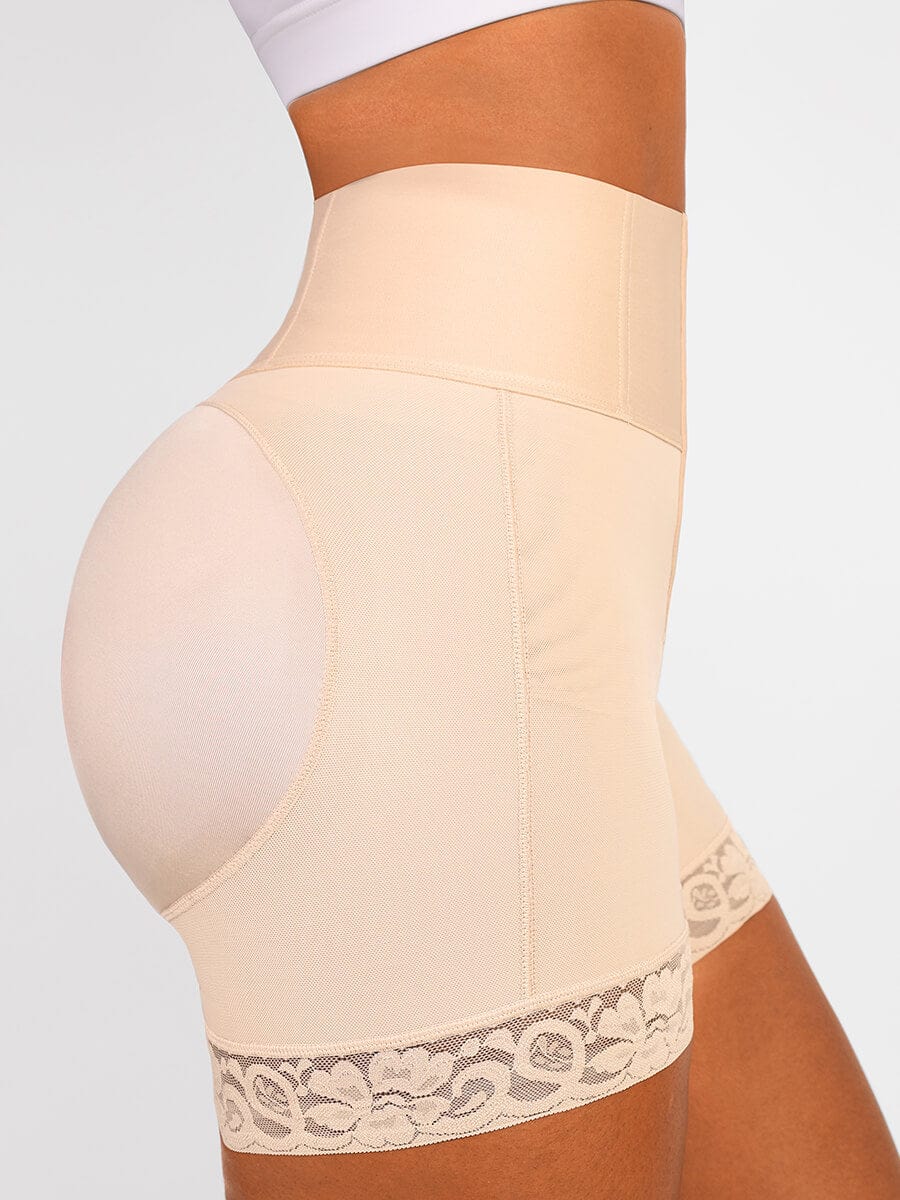 Enhance Your Silhouette: Wholesale Butt Lifter Tummy Control High-Waisted Mid-Thigh Shaper Shorts