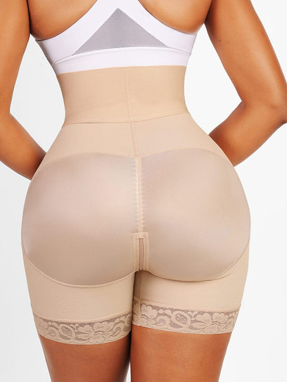 Wholesale High-Waisted Elastic Body Butt Lifter with 3 Bones and Triple-Breasted Design