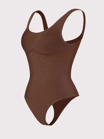Wholesale Eco-friendly Seamless Bodysuit with Belly Control & Thong Back