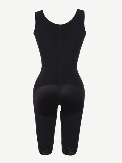 Wholesale Plus Size Sculpting Bodysuit - Ultimate Stretch, Crotchless Design with Adjustable Hooks