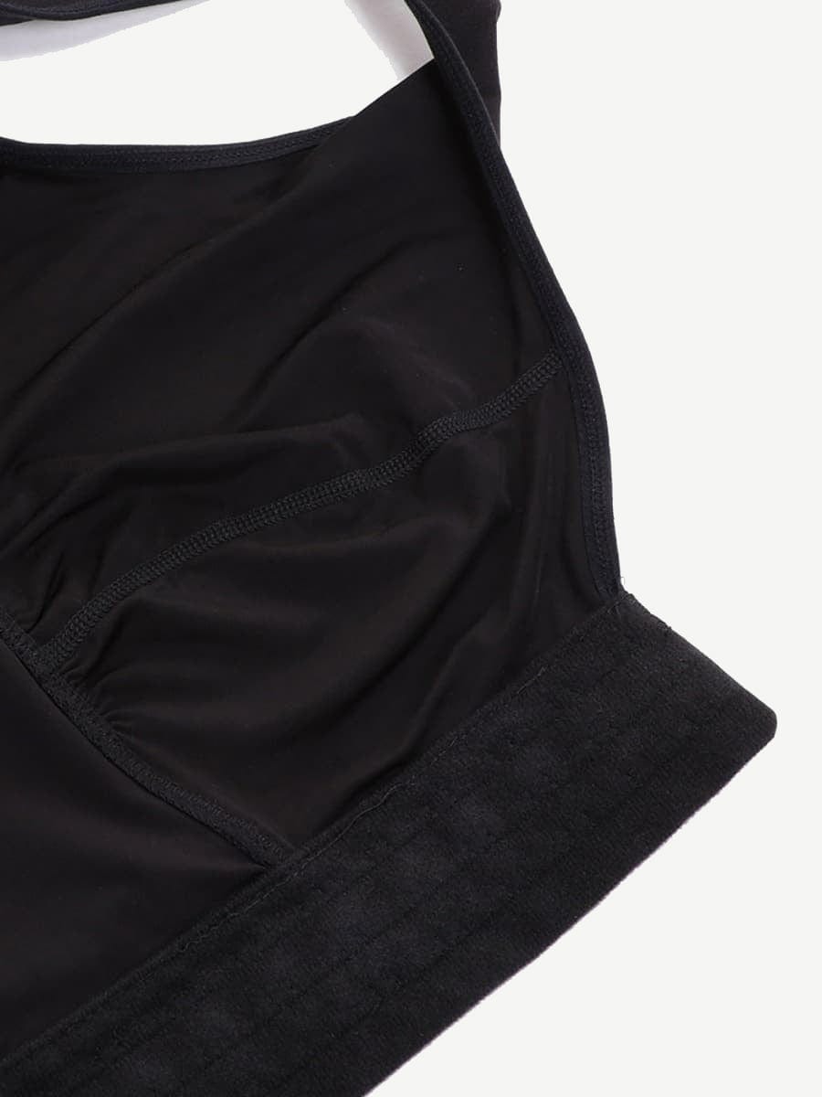 Wholesale Plus Size Sculpting Bodysuit - Ultimate Stretch, Crotchless Design with Adjustable Hooks