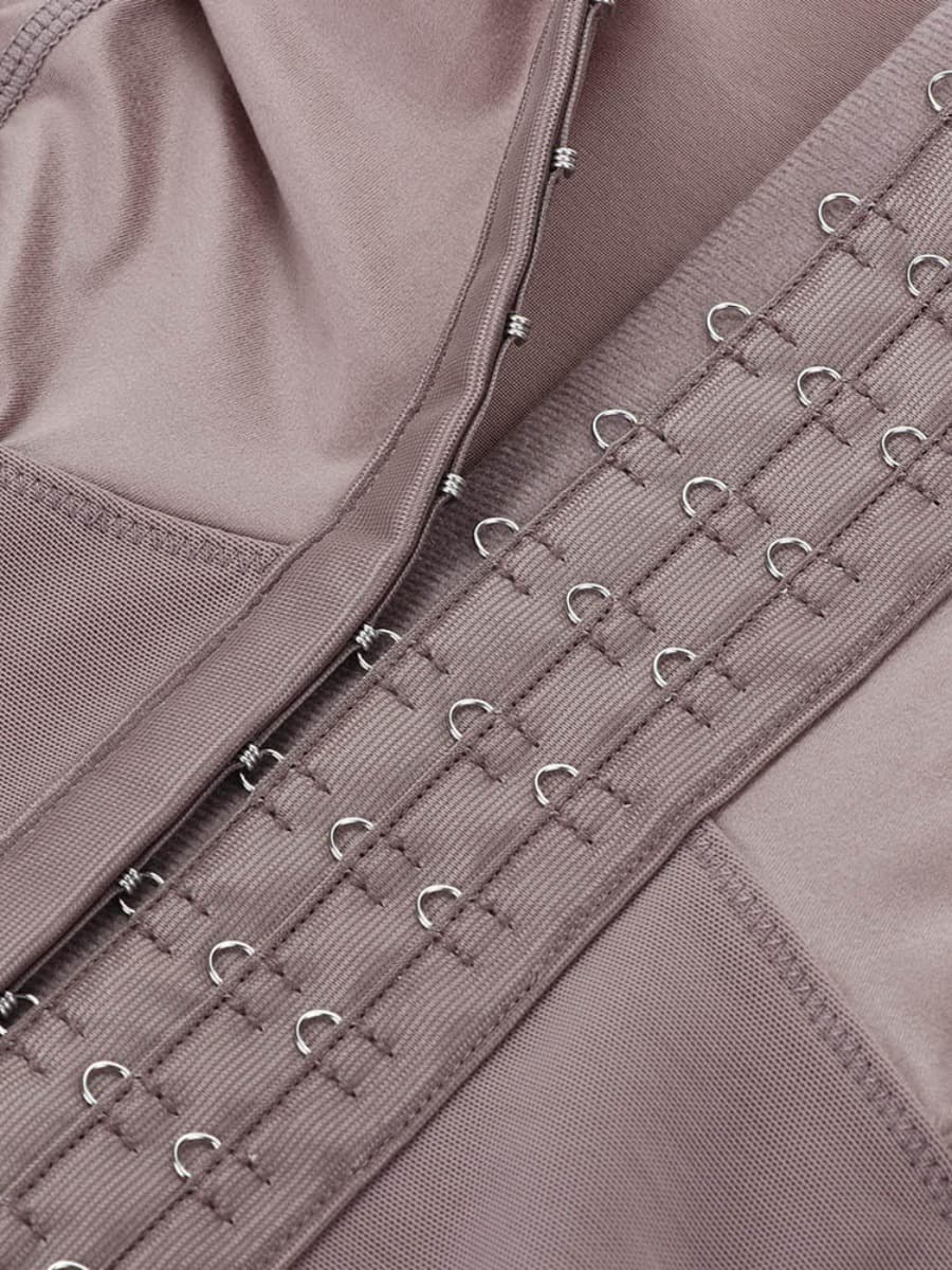 Wholesale Plus Size Sculpting Bodysuit - Ultimate Stretch, Crotchless Design with Adjustable Hooks